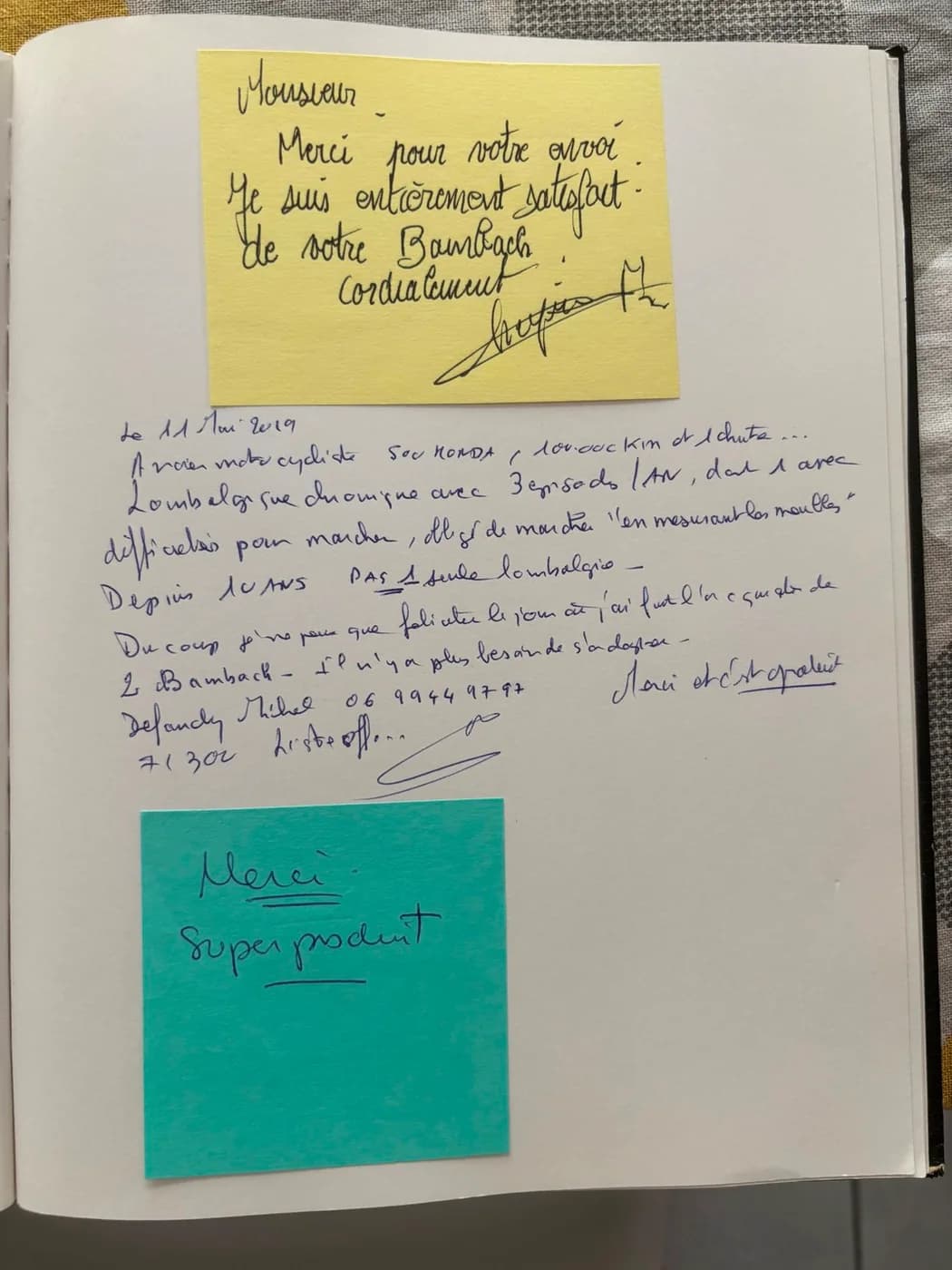 Avis client Bambach 8144