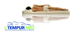 Matelas relaxant, tetiere Tempur