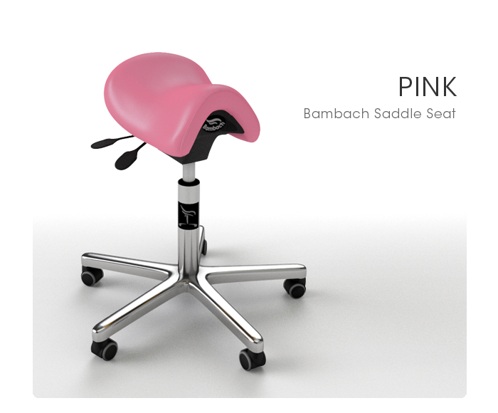 siege ergonomique bambach Pink